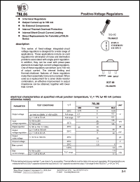 datasheet for 78L06CPK by Wing Shing Electronic Co. - manufacturer of power semiconductors