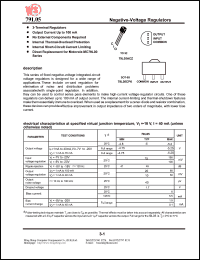 datasheet for 79L05ACZ by Wing Shing Electronic Co. - manufacturer of power semiconductors
