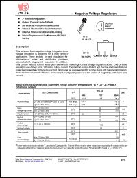 datasheet for 79L18ACZ by Wing Shing Electronic Co. - manufacturer of power semiconductors