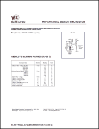 datasheet for BDX54 by Wing Shing Electronic Co. - manufacturer of power semiconductors