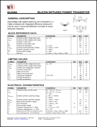 datasheet for BU208D by Wing Shing Electronic Co. - manufacturer of power semiconductors