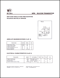 datasheet for BU326A by Wing Shing Electronic Co. - manufacturer of power semiconductors