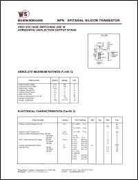 datasheet for BU406 by Wing Shing Electronic Co. - manufacturer of power semiconductors