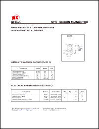 datasheet for BU426A by Wing Shing Electronic Co. - manufacturer of power semiconductors