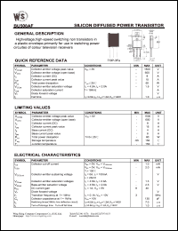 datasheet for BU508AF by Wing Shing Electronic Co. - manufacturer of power semiconductors