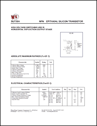 datasheet for BUT56A by Wing Shing Electronic Co. - manufacturer of power semiconductors