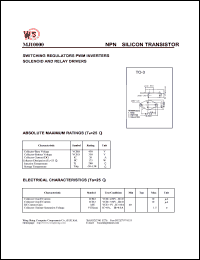 datasheet for MJ10000 by Wing Shing Electronic Co. - manufacturer of power semiconductors