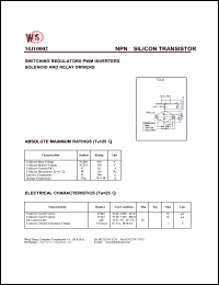 datasheet for MJ10002 by Wing Shing Electronic Co. - manufacturer of power semiconductors
