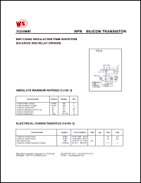 datasheet for MJ10005 by Wing Shing Electronic Co. - manufacturer of power semiconductors