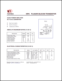 datasheet for MJ15024 by Wing Shing Electronic Co. - manufacturer of power semiconductors