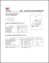 datasheet for MJ15025 by Wing Shing Electronic Co. - manufacturer of power semiconductors