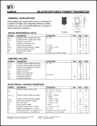 datasheet for S2005A by Wing Shing Electronic Co. - manufacturer of power semiconductors