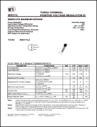 datasheet for WS317L by Wing Shing Electronic Co. - manufacturer of power semiconductors