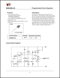 datasheet for WS336Z-5.0 by Wing Shing Electronic Co. - manufacturer of power semiconductors