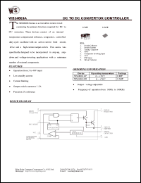 datasheet for WS34063AP by Wing Shing Electronic Co. - manufacturer of power semiconductors