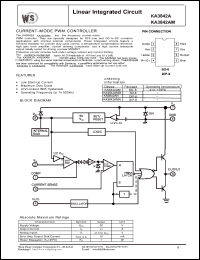 datasheet for KA3842AMM by Wing Shing Electronic Co. - manufacturer of power semiconductors