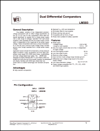 datasheet for LM393N by Wing Shing Electronic Co. - manufacturer of power semiconductors