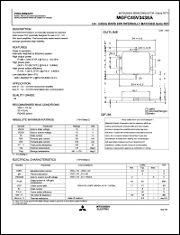 datasheet for MGFC45V3436A by Mitsubishi Electric Corporation, Semiconductor Group