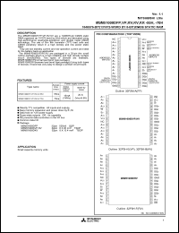 datasheet for M5M51008DFP-70H by Mitsubishi Electric Corporation, Semiconductor Group