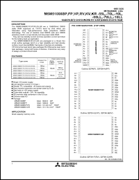 datasheet for M5M51008BRV-70L by Mitsubishi Electric Corporation, Semiconductor Group