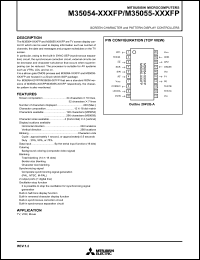 datasheet for M35055-XXXFP by Mitsubishi Electric Corporation, Semiconductor Group