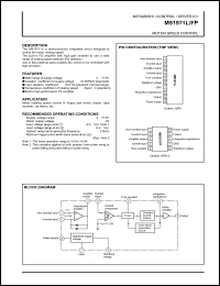 datasheet for M51971FP by Mitsubishi Electric Corporation, Semiconductor Group