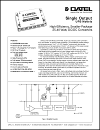 datasheet for UPB-15/2.5-D24 by 