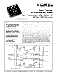 datasheet for DLV-2.5/7-1.8/7-D12S by 