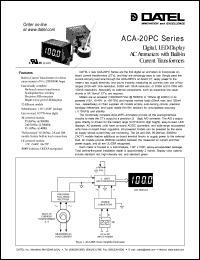 datasheet for ACA-20PC-1-DC3-RH by 