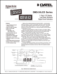 datasheet for DMS-30LCD-1-5 by 