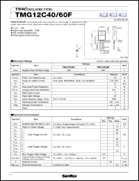 datasheet for TMG12C60F by SanRex (Sansha Electric Mfg. Co., Ltd.)
