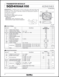 datasheet for SQD400AA100 by SanRex (Sansha Electric Mfg. Co., Ltd.)