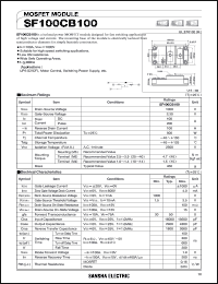 datasheet for SF100CB100 by SanRex (Sansha Electric Mfg. Co., Ltd.)