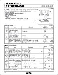 datasheet for SF100BA50 by SanRex (Sansha Electric Mfg. Co., Ltd.)