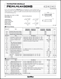 datasheet for KK90HB80 by SanRex (Sansha Electric Mfg. Co., Ltd.)