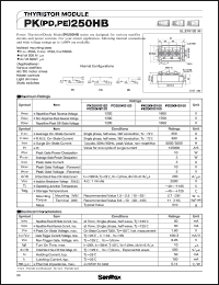 datasheet for PD250HB160 by SanRex (Sansha Electric Mfg. Co., Ltd.)