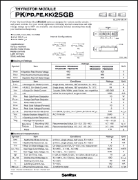 datasheet for KK25GB80 by SanRex (Sansha Electric Mfg. Co., Ltd.)