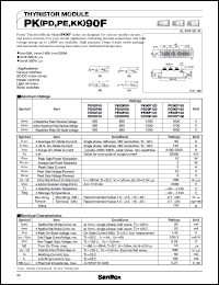 datasheet for KK90F40 by SanRex (Sansha Electric Mfg. Co., Ltd.)