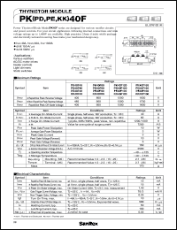 datasheet for PK40F120 by SanRex (Sansha Electric Mfg. Co., Ltd.)