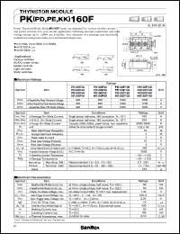 datasheet for KK160F160 by SanRex (Sansha Electric Mfg. Co., Ltd.)