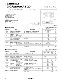 datasheet for GCA200AA120 by SanRex (Sansha Electric Mfg. Co., Ltd.)