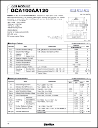 datasheet for GCA100AA120 by SanRex (Sansha Electric Mfg. Co., Ltd.)