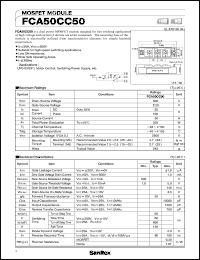 datasheet for FCA50CC50 by SanRex (Sansha Electric Mfg. Co., Ltd.)