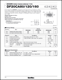 datasheet for DF20CA120 by SanRex (Sansha Electric Mfg. Co., Ltd.)