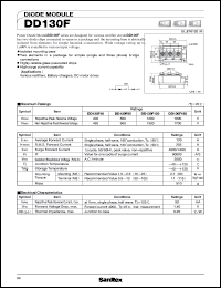 datasheet for DD130F80 by SanRex (Sansha Electric Mfg. Co., Ltd.)
