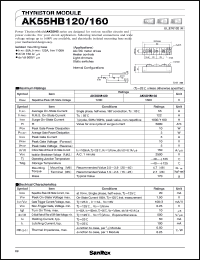 datasheet for AK55HB120 by SanRex (Sansha Electric Mfg. Co., Ltd.)