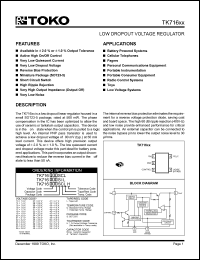 datasheet for TK71646SIL by 