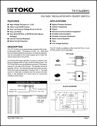 datasheet for TK11336BUIB by 