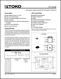 datasheet for TK11325BMCL by 