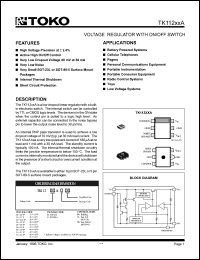 datasheet for TK11235AUBX by 